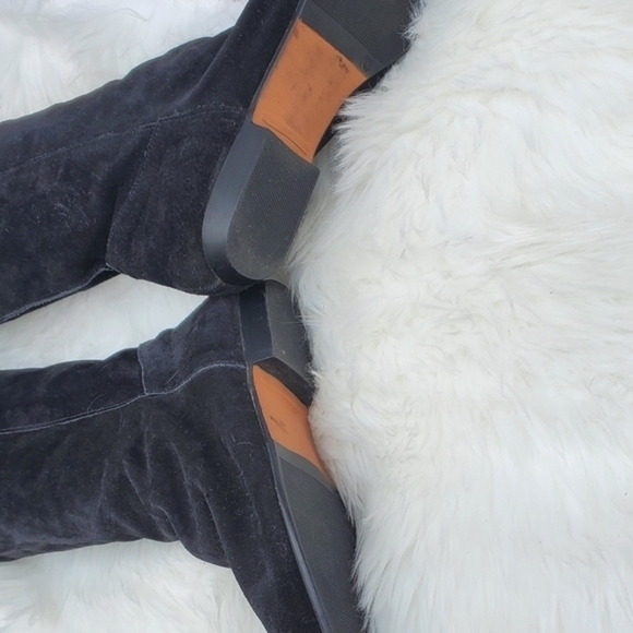 Vintage Suede Slouch Boots 8.5‎ - Picture 4 of 13